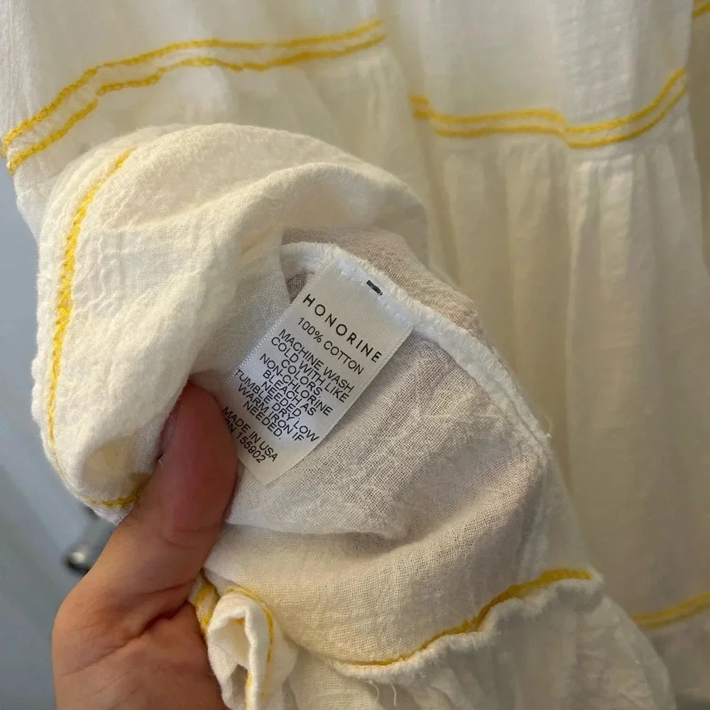 HONORINE PERI DRESS IN white - Picture 6 of 6